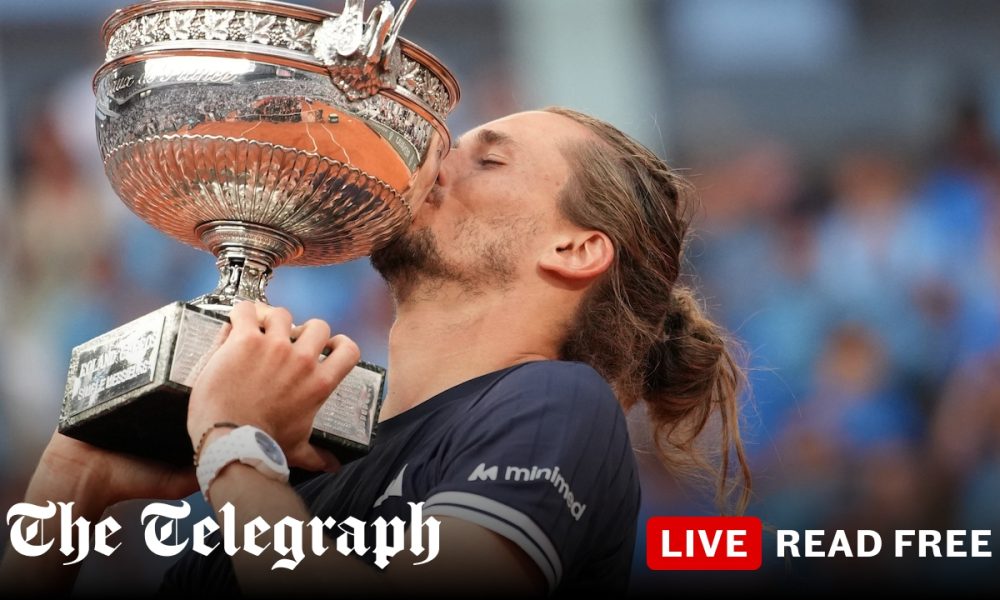 Alexander Zverev overcomes nerves to win a grand slam in five-set thriller