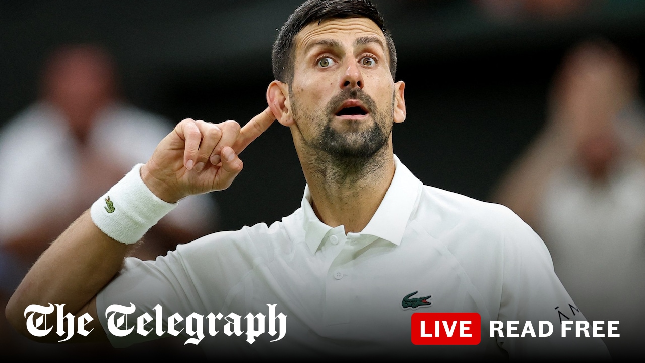 Novak Djokovic fights back to beat Wu Yibing and reach second at Wimbledon