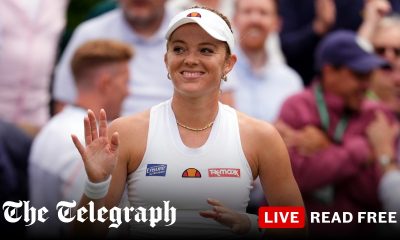 Katie Boulter crashes out of Wimbledon as Katie Swan becomes first Briton to reach second round