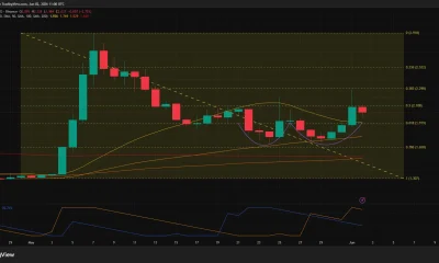 Toncoin price has formed a double bottom pattern on the daily chart.