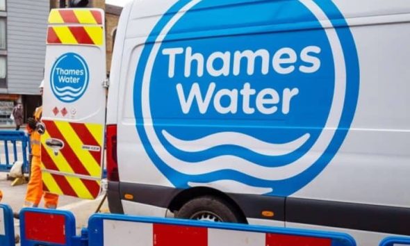 A Thames Water van