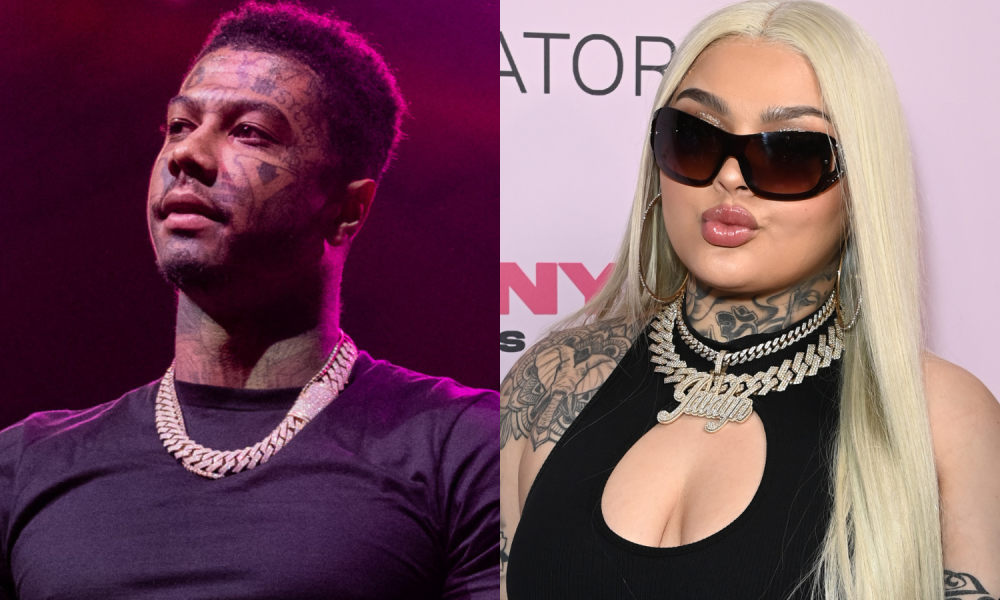 The Internet Sounds OFF After Blueface's Savage Response To Pinkface About Buying Jaidyn Alexis Flowers
