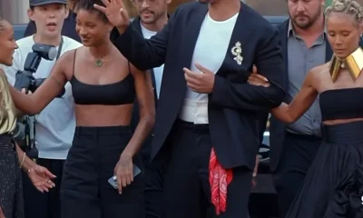 The Smith Family Steps Out In All Black For Jaden Smiths Christian Louboutin Event In Paris