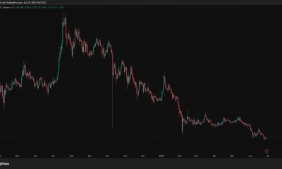 XRP daily price chart.