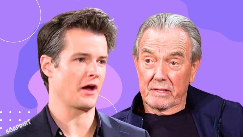 Young and the Restless Spoilers: Kyle Abbott (Michael Mealor) - Victor Newman (Eric Braeden)