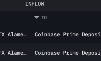 US government wallet transferring seized FTX Chainlink (LINK) to Coinbase Prime