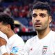 Ramin Rezaeian and Mehdi Taremi of Iran deflated after draw with Egypt at 2026 World Cup