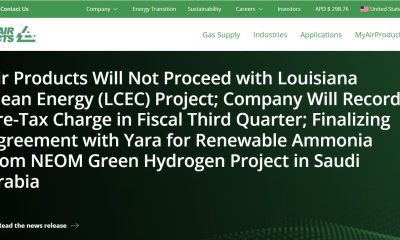 Air Products Shares Jump 9 Percent on Strategic Pivot Away