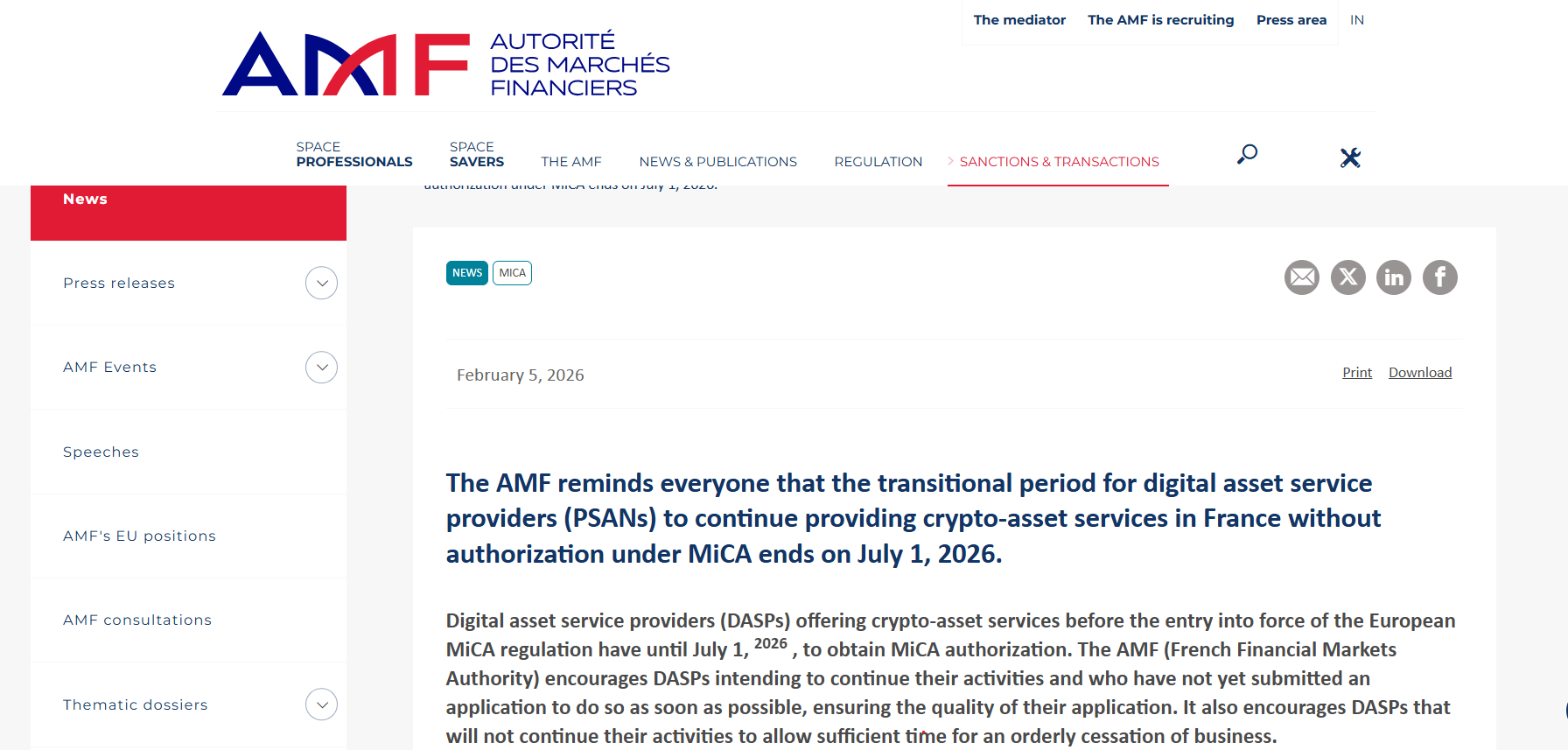 EU MiCA Deadline Forces Crypto Firms to Secure Licenses or Exit Market