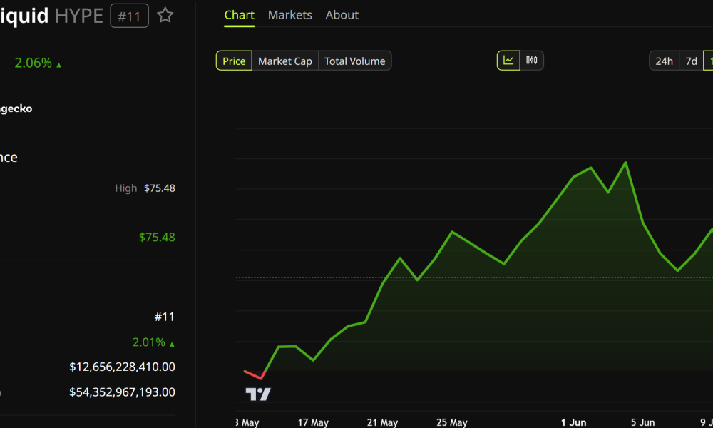 Hyperliquid (HYPE) Price Performance