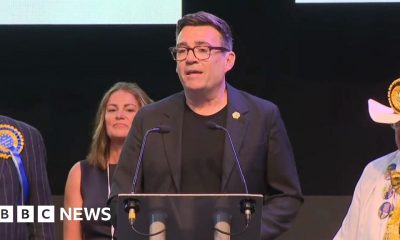 Burnham says 'this is a final chance to change' in his victory speech