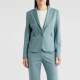 light tealish greenish blue suit