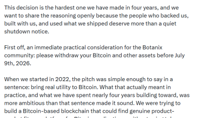 Does Botanix’s Failure Prove Bitcoiners Don’t Care About DeFi?
