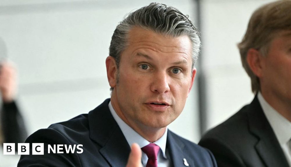 Hegseth attacks Europe over migration with beach 'invasion' D-Day speech