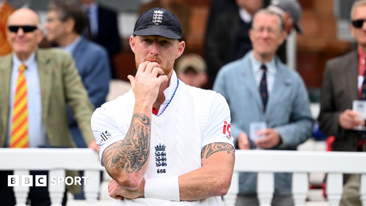 England captain Ben Stokes looks on at Lord's
