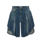 Cardi B Cardi B Wore 1790 Balenciaga Tulip Bermuda Shorts While Eating Soul Food At Gersh Park