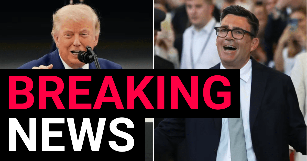 Trump has some advice for 'extremely liberal' Andy Burnham | News UK
