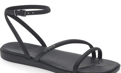 black strappy sandal from Crocs
