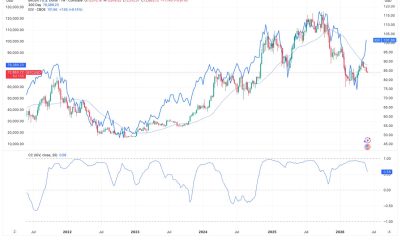 Low bitcoin-software correlation suggests a major move may be approaching