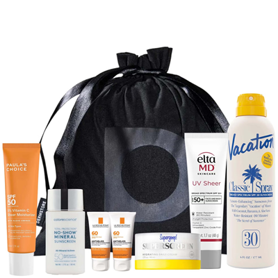 Dermstore's sunscreen kit, a 8 value for