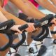 several people on spinning bikes