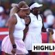 Serena Williams and Victoria Mboko smile together