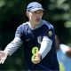 Thomas Tuchel taking training for England in Kansas City