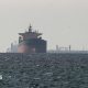 Cargo ships in the Gulf, near the Strait of Hormuz, on 11 March 2026