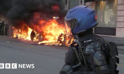 Protesters clash with police ahead of G7 summit in Geneva