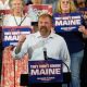 Democratic Senate candidate Graham Platner speaks during a primary election night watch party on June 9, 2026, in Blue Hill, Maine.
