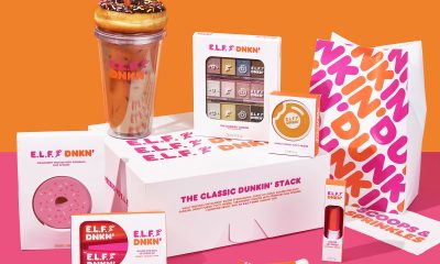 The e.l.f. x Dunkin' makeup collection. Coffee-inspired textures, glazed-up formulas & ultra-pigmented shades&mdash;for a limited time only, e.l.f. runs on Dunkin.'