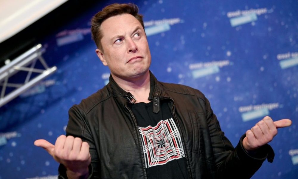 Elon Musk is pictured here.