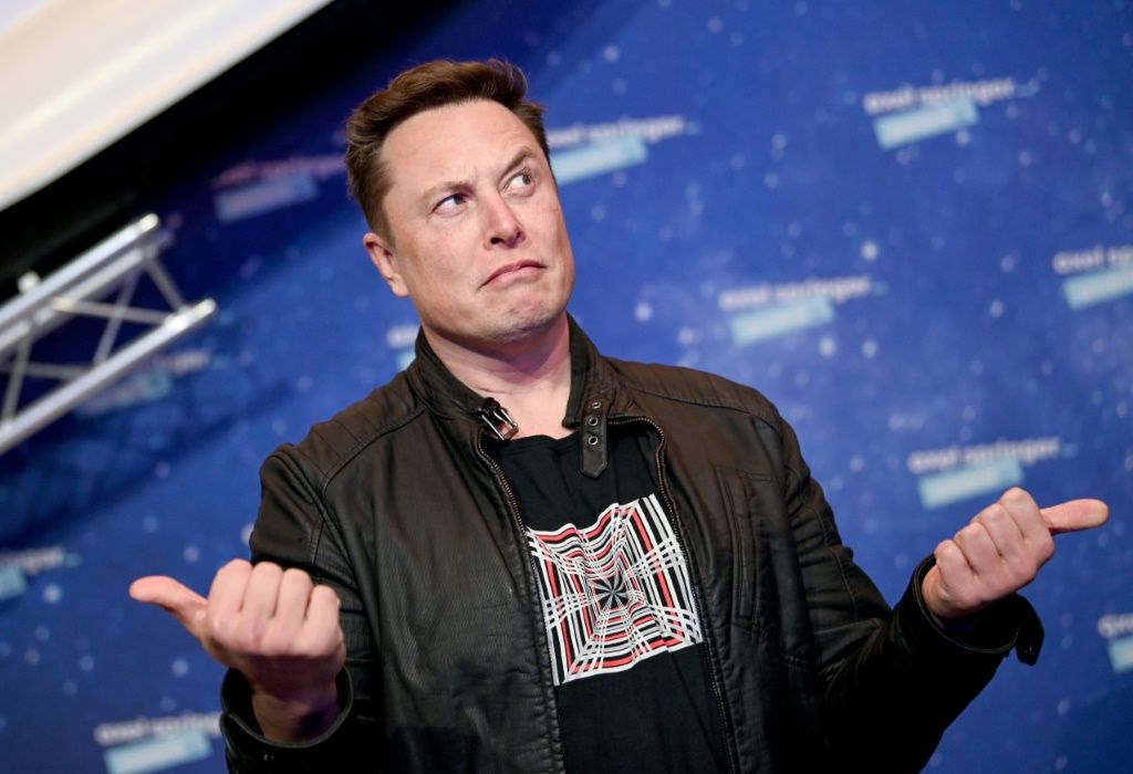 Elon Musk is pictured here.