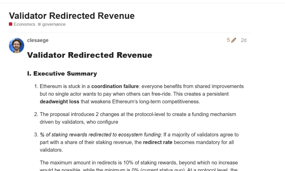 Ethereum’s Staking Tax May Already Be Obsolete Due To EthLabs