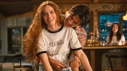 Percy (Sadie Soverall) and Charlie (Matt Cornett) in 'Every Year After'