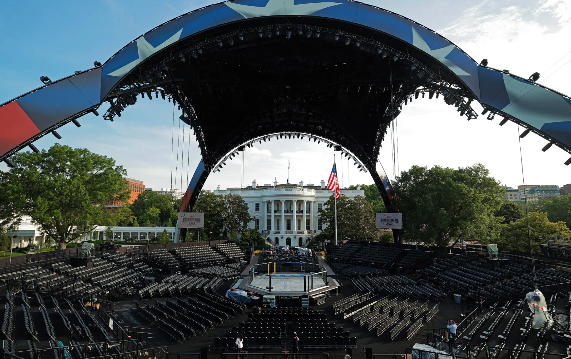 The UFC Octagon