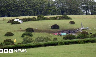 Three dead in Royal Navy helicopter crash in Devon