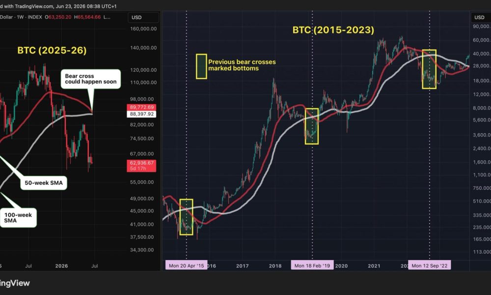 Bitcoin price has limited downside, likely near bottom, contrarian indicator suggests