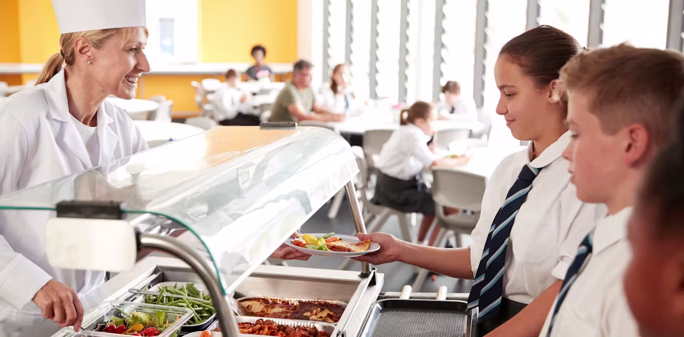 what secondary school pupils choose to eat