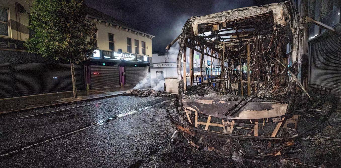 an uncomfortable reminder of the innocent people ‘burnt out’ during the Troubles