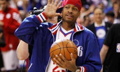 Former Philadelphia 76ers star Allen Iverson spoofs his infamous "practice" rant in a new Reebok "Retro Shop" commercial.