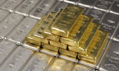 Gold and silver bars