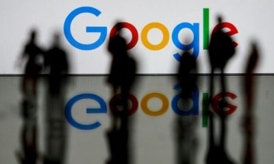 Google logo and employees seen.