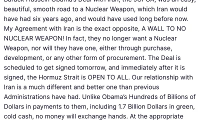 Source: Donald Trump/Truth Social