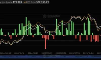 Spot Bitcoin ETF flows, source: SoSoValue
