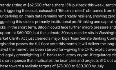 You Will Not Like Where Google Gemini AI Predicts Bitcoin Going in The Next 30 Days