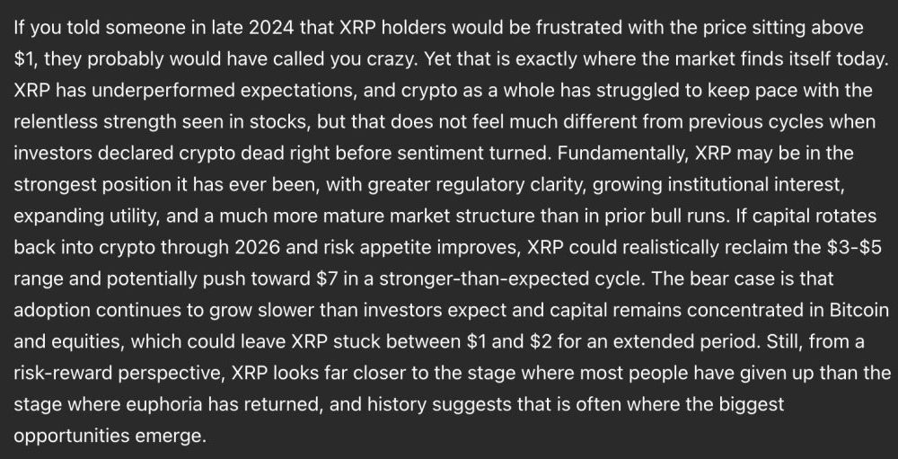 This ChatGPT AI XRP Price Prediction Should Not Make Sense But It Does