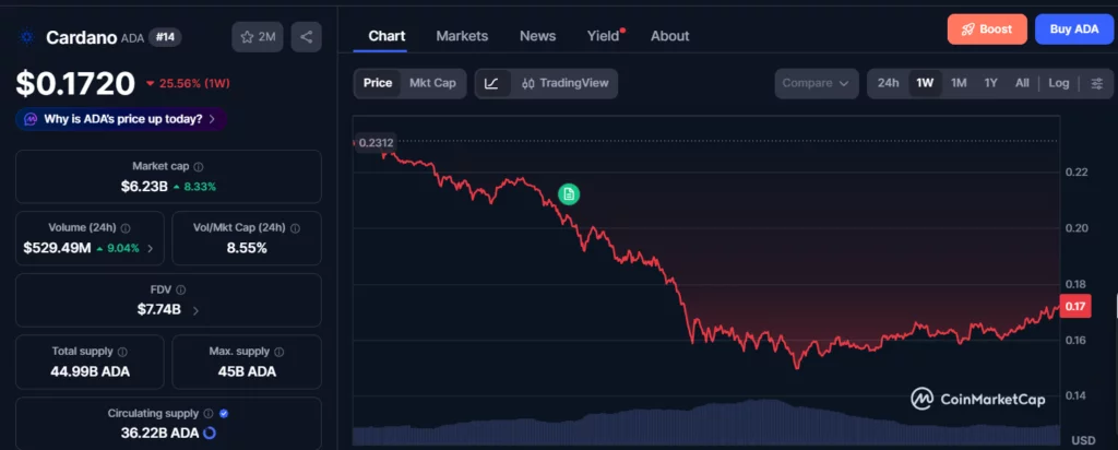 Cardano founder pressed over 1,090 missing Bitcoin as ADA weekly losses top 25% - 2