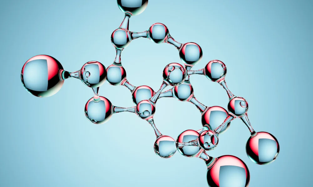 Glass molecular structure