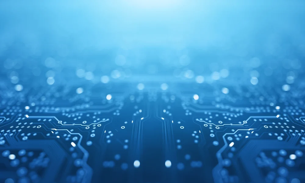 Circuit Board Background - Computer, Data, Technology, Artificial Intelligence